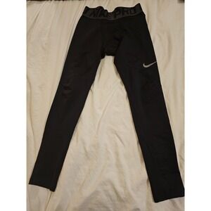 Nike Pro Womens Small Black Compression Leggings Athletic